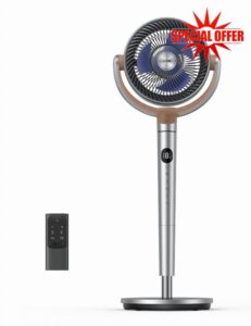 Dreo 23dB Silent Pedestal Fan