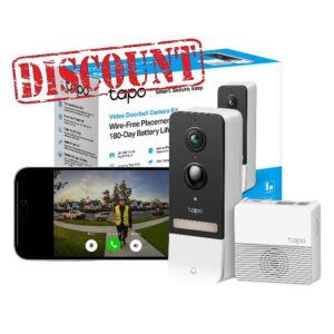 Tapo 2K 5MP Smart Wireless Security Camera Doorbell