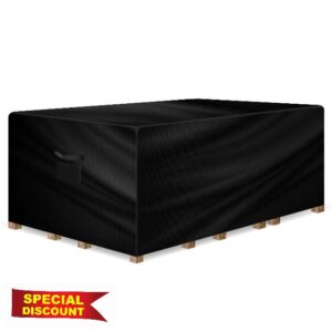 Gracious Gardens Rectangular Garden Furniture Covers Waterproof 200x160x70cm