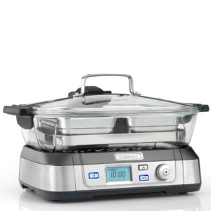Cuisinart Professional Glass Steamer | 5L Capacity | Stainless Steel | STM1000U