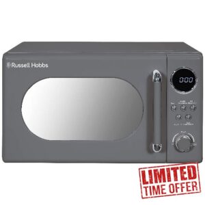 Russell Hobbs RHM2044G Retro 20 Litre Grey Digital Microwave