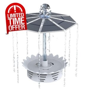 AISITIN Umbrella Style Solar Water Fountain