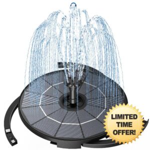 AISITIN Solar Water Fountain Pump
