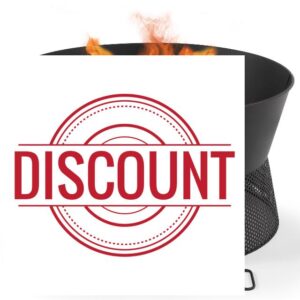 VonHaus Fire Pit – Firepit for Outdoor