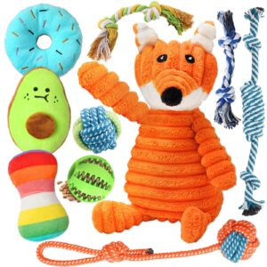 10 Pack Luxury Puppy Toys for Teething Small Dogs