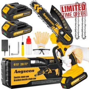 Mini Chainsaw Cordless 6 Inch