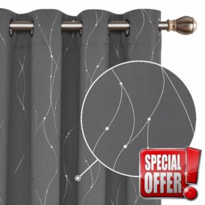 Deconovo Grey Curtains