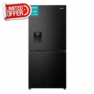 Hisense RQ5P470SMFE Wifi Connected American Fridge Freezer Cross Door with Water Dispenser