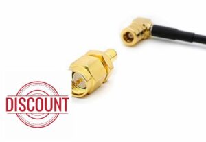 HiAoey SMB Male to SMA Male Connector Adapter for DAB Car Aerial Antenna Audio Router Signal Boosters