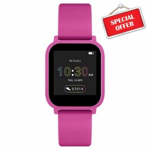 Tikkers Teen Series 10 Pink Silicone Strap Smart Watch TKS10-0003
