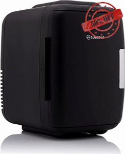 Subcold Classic4 Mini Fridge - Cooler & Warmer | 4 Litre/6 Cans | AC+USB | Portable Small Fridge for Skincare