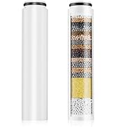 Cobbe 34 Stage Vitamin C Shower Filter, Water Softener Shower Head Filter with Replaceable Multi-...