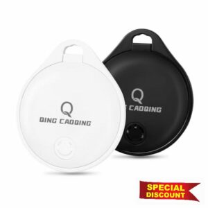 QING CAOQING Air Tracker Tag 2 Pack with Find My App(iOS ONLY)