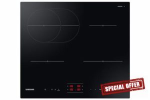 Samsung Slim Fit Induction Hob NZ64B4015FKU1 with Oval Ring and Remote Monitoring