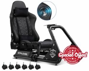 GTPLAYER Racing Simulator Cockpit with Seat