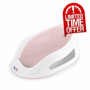 Angelcare - Baby Bath Support - Soft touch support - Water level indicator - Ideal for Babies Less Than 6 Months Old - Pink
