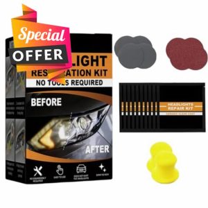 Restowipes Headlight Cleaner Restoration Kit