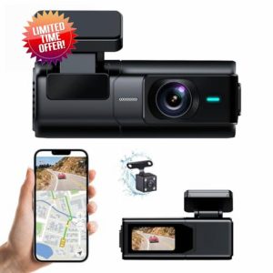 Dash Cam Front and Rear with WiFi