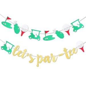 Theme Party Decorations Golf Birthday Banner Golf Themed Party Decorations Golf Party Supplies for Party Photo Props Golf Lovers Retireme
