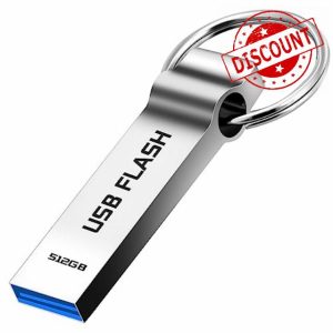 Aogamb USB Stick 512GB High Speed USB Flash Drive 3.0 Portable Memory Stick Waterproof USB Drive Mainly used for Data Storage