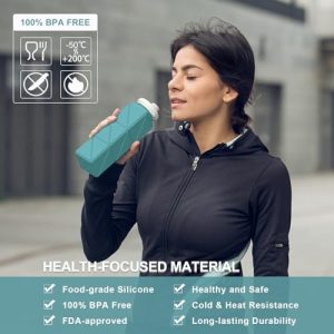 Silicone Foldable Portable Water Bottle 610ml