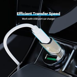 [2 Pack] Type C to USB A Converter for Fast Charging & Data Sync