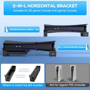 Base Bracket Accessories for 2023 Playstation 5 Slim Disc & Digital Edition