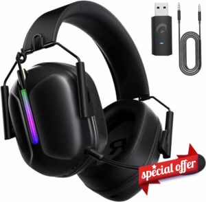 Gvyugke Wireless Gaming Headset PS5 Gaming Headset Wireless with Microphone