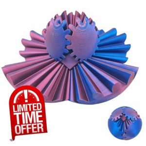 3D Printed Gear Ball Gear Sphere Puzzle Cube Fidget Toy