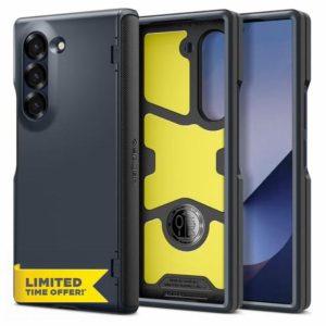 Spigen Slim Armor Pro [Hinge Protection] Case Compatible with Samsung Galaxy Z Fold 6 - Metal Slate