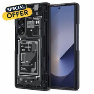 Spigen Ultra Hybrid Pro Zero One Case Compatible with Samsung Galaxy Z Fold 6 [Hinge Protection]