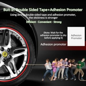 8 M/Roll Car Rim Protection Strips