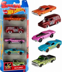 Hot Wheels Set of 5 Toy Cars