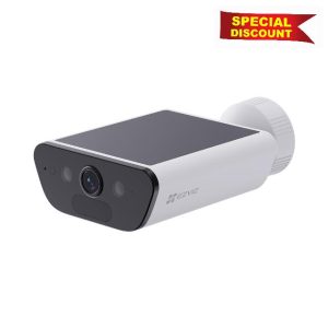 EZVIZ CB5 4K Solar Security Camera Outdoor Wireless 2-IN-1 Built-in Solar Panel