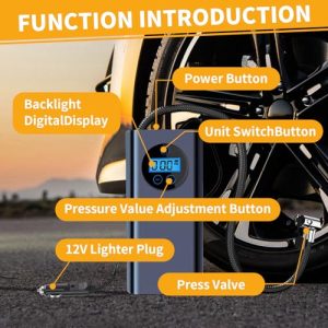 Digital Tyre Inflator 150 PSI