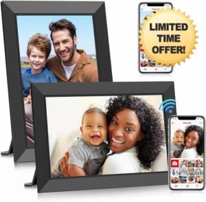 2 Pack Frameo WiFi Digital Photo Frame - 10.1 Inch 1280x800 HD IPS Touch Screen Digital Picture Frame