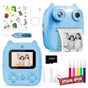 Terawetre Kids Camera Instant Print