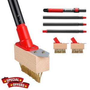 Mitclear Weed Remove Brush with Long Handle(53IN)