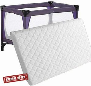 AMANSTYLE LTD New Extra Thick Travel Cot Mattress for Baby to Fit Red-Kite