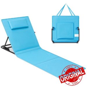 SONGMICS Folding Beach Sunlounger