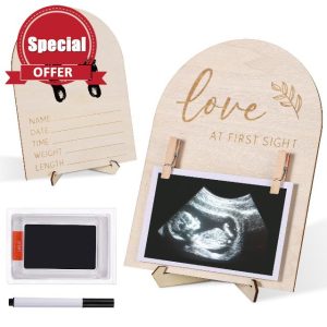 Wooden Baby Scan Photo Frame