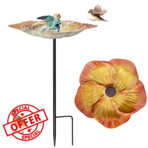 Oneshlee Bird Bath For Garden