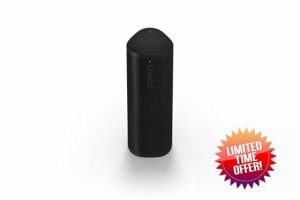 Sonos Roam 2 Ultra Compact Portable Wireless Speaker - Waterproof - 10 Hours Battery - Black