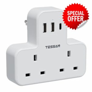 UK to European Plug Adapter