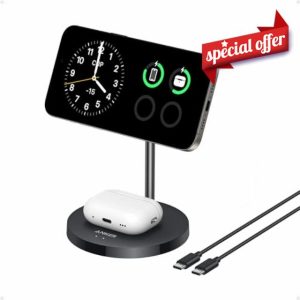 Anker MagGo 2-in-1 Wireless Charging Station