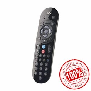 Original SKY Q Voice Remote Control - Compatible with Sky Q 1TB or 2TB box plus the Sky Q Mini box - Official Sky Branded Retail Packaging - black - SKY135