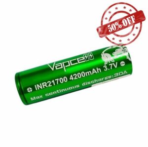 TVDC Vapcell 4200mAh INR 21700 Battery