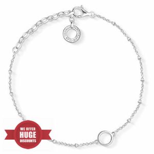 Thomas Sabo Women Charm Bracelet Charm Club 925 Sterling Silver X0231-001-12