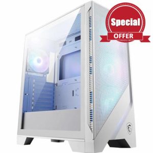 MSI MAG FORGE 320R AIRFLOW WHITE Mid-Tower PC Case - ATX Capacity