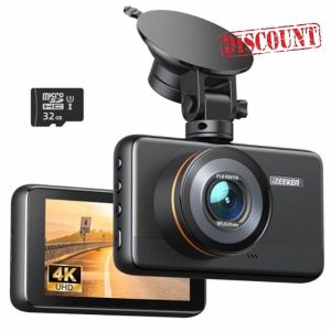 iZEEKER 4K Dash Cam Front
